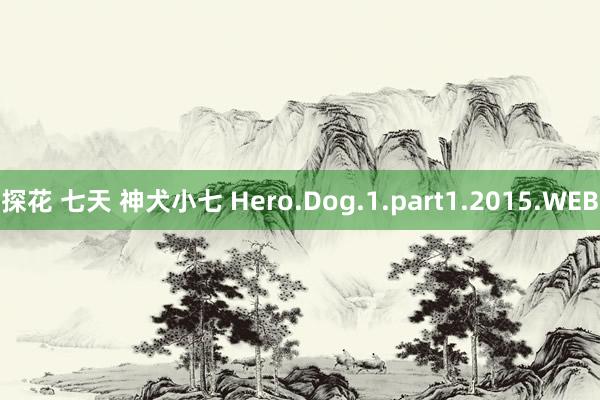 探花 七天 神犬小七 Hero.Dog.1.part1.2015.WEB